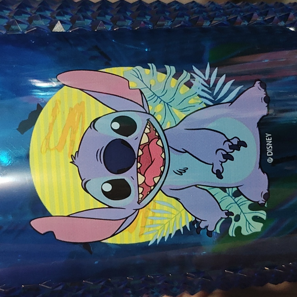 Disney Stitch Iridescent Blue Tumbler with Straw - Picture 9 of 9